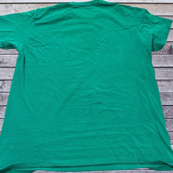 Vintage Unisex The Harvard Shop Graphic T Shirt  Sz Medium Shamrock Green HTF - Picture 2 of 9
